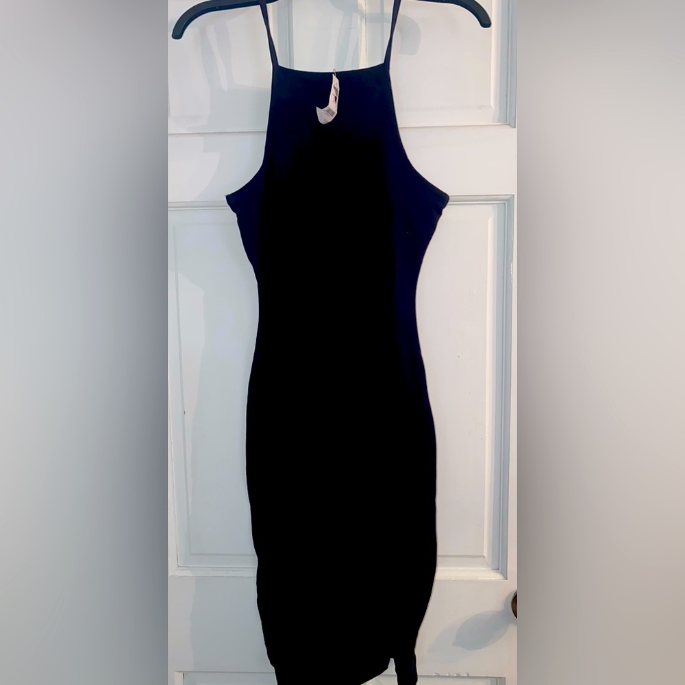 Midi black dress
